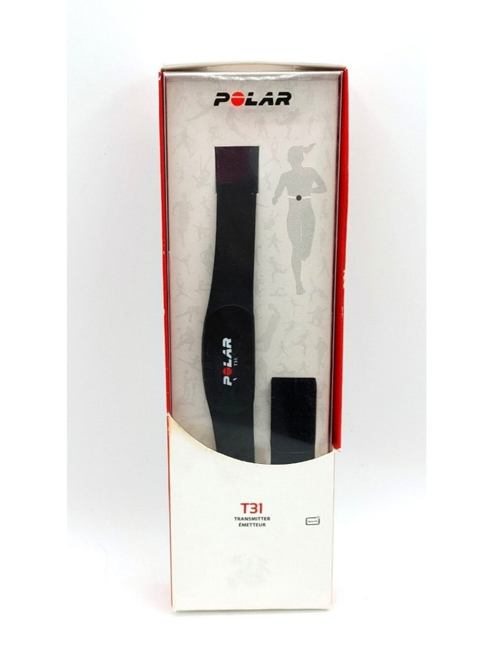Polar T31 Heart Rate Monitor with Coded Transmitter & Chest Strap Size Med NEW